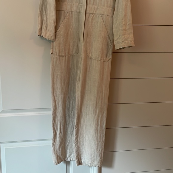Rivet Utility “Bigwig” jumpsuit, linen, Size Small - Picture 4 of 11